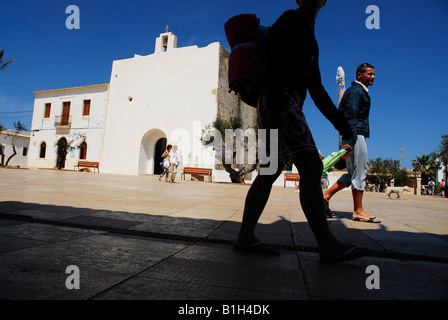 Sant Francesc Xavier chiesa parrocchiale FORMENTERA Isole Baleari Spagna Foto Stock