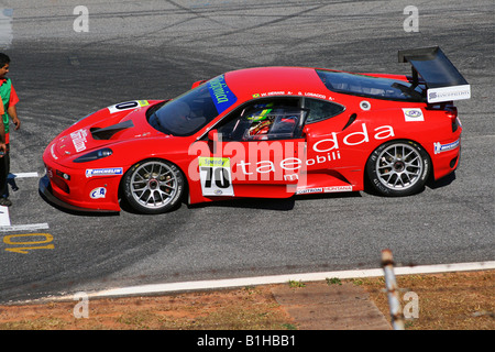 La Ferrari F430 GT3 Racing brasiliano Cup, autodromo Nelson Piquet, Brasilia, Brasile, Sud America Foto Stock
