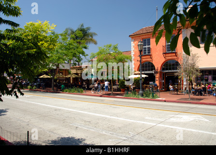 State Street, Santa Barbara, California, Stati Uniti d'America Foto Stock