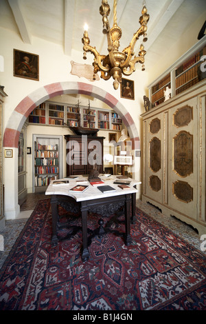 L'Archivum de Piro archivi in Casa Rocca Piccola storico grand 16C Palazzo Maltese house o di La Valletta Valletta, Malta Foto Stock