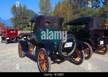 Vintage Ford Modello T automobili a un modello T soddisfare e Rally Foto Stock