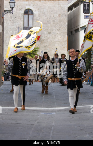 Festival Balestro del Girifalco a Massa Marittima Foto Stock