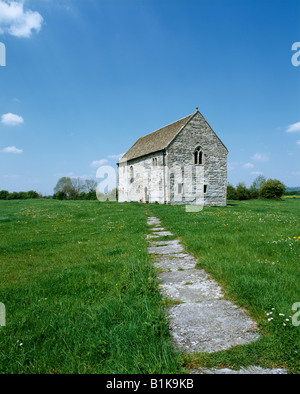 Meare Fish House, conosciuta anche come Abbots Fish House. Una casa di pesce del 14 ° secolo a Porters Hatch a Meare, Somerset, Inghilterra Foto Stock