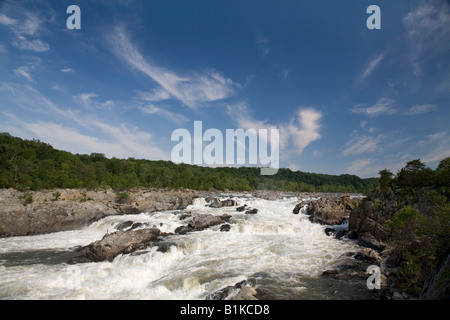 Potomac Maryland Grande cade sul Fiume Potomac Foto Stock