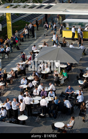 Central Bar Terrazza Royal Festival Hall a South Bank di Londra Foto Stock
