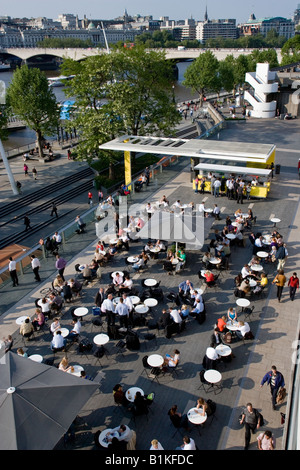 Central Bar Terrazza Royal Festival Hall a South Bank di Londra Foto Stock