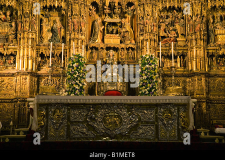 Altare della Cattedrale di Siviglia; Sevilla, Spagna Foto Stock