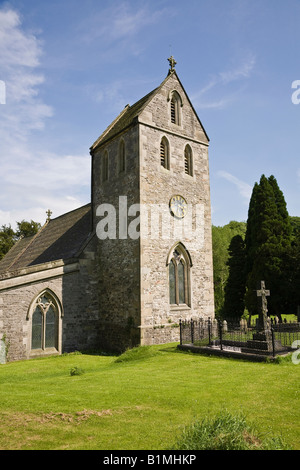 Chiesa Ilam Ilam, Country Park (National Trust), Ilam, Parco Nazionale di Peak District, Staffordshire, England, Regno Unito Foto Stock