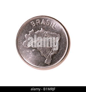 "Brasiliano coin - 10 Cruzeiros' Foto Stock