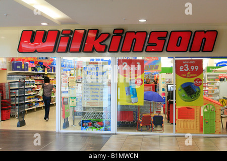 Wilkinson shop store ingresso anteriore Foto Stock