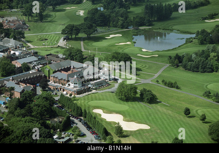 Una veduta aerea della Belfrey Campo da Golf in Inghilterra Foto Stock