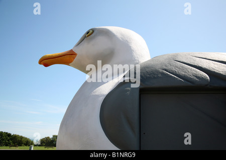 Dettaglio del 'Mobile Gull apprezzamento unità' di Mark Dion a Folkestone triennale festival delle arti Foto Stock