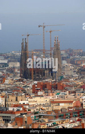 La Sagrada Familia cattedrale, Barcellona, Spagna Foto Stock