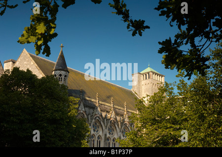 La gotica ornata Guildhall sulla Royal Parade di Plymouth Devon UK Foto Stock