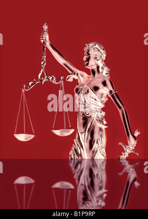 Giustizia Justitia Foto Stock