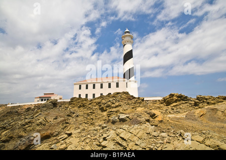 Capo Favaritx Lighthouse Menorca Minorca Foto Stock