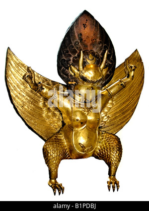 Garuda Il Tibet del XIX secolo D.C. il buddismo buddisti buddha Foto Stock
