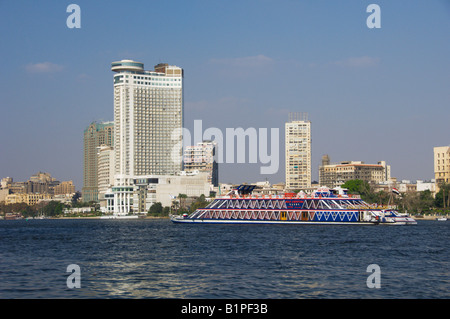 Il Grand Hyatt Hotel sul fiume Nilo in Il Cairo Egitto Foto Stock