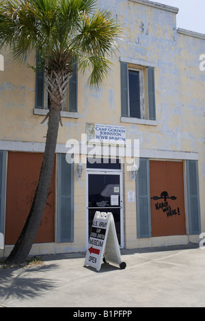 Camp Gordon Johnston Guerra Mondiale 2 Museo Carrabelle Florida Foto Stock