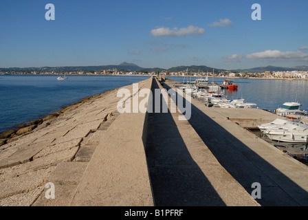 Yacht della marina, Javea / Xabia, Provincia di Alicante, Comunidad Valenciana, Spagna Foto Stock