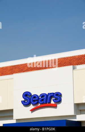 Un centro commerciale Sears nella zona di South Bay (capitolo 11 fallimento), Sunnyvalve CA Foto Stock