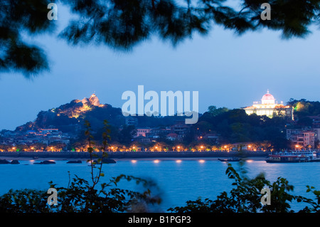 Cina provincia del Fujian Xiamen colonial porto commerciale Foto Stock