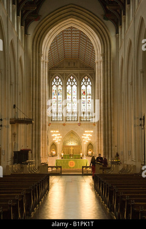 Interno del St James / St Edmundsbury Cathedral in Bury St Edmunds, Suffolk, Regno Unito Foto Stock