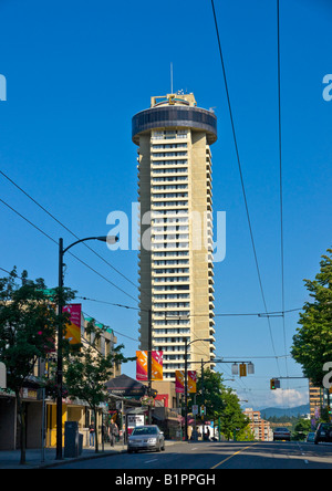 Empire Landmark Hotel su Robson Street a Vancouver British Columbia Canada Foto Stock