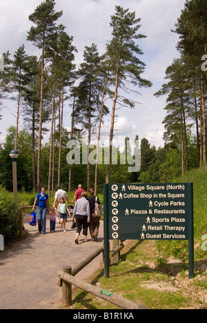 Center Parcs a Elveden vicino a Thetford, Regno Unito Foto Stock