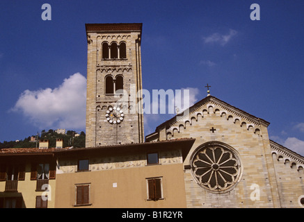 San Fedele basilica XII secolo como lombardia italia Foto Stock