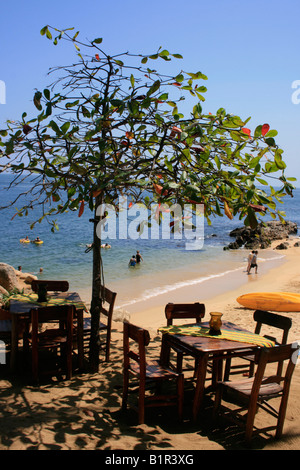 La spiaggia di Las Caletas, Messico Foto Stock