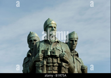 Commando Memorial, altopiani, Scozia Foto Stock