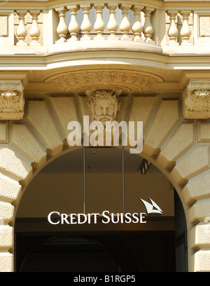 Il Credit Suisse, Zurigo, Svizzera, Europa Foto Stock