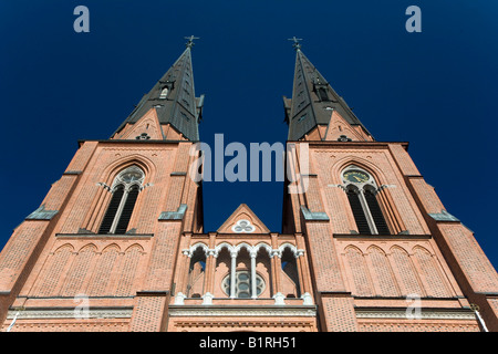 Cattedrale di Uppsala, Svezia e Scandinavia, Europa Foto Stock