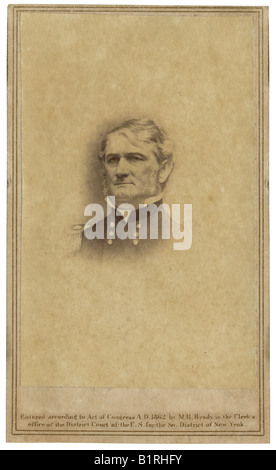Circa 1862 carte de visite di Leonidas Polk (10 Aprile 1806 - 14 giugno 1864). Foto Stock