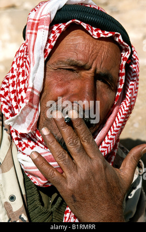 Beduino, Wadi Rum, Giordania, Asia Foto Stock