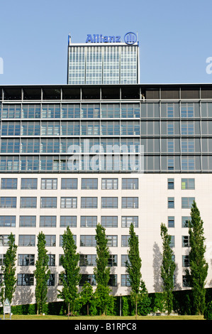 Allianz-Versicherung della compagnia di assicurazione Treptowers edificio, Treptow, Berlino, Germania, Europa Foto Stock