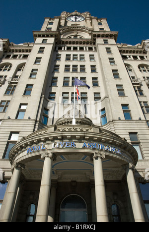 Cercando il Liver Building Foto Stock