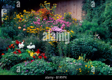 Flower Garden, Schwaz, in Tirolo, Austria, Europa Foto Stock