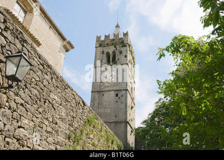 Più piccolo paese nel mondo, 20 abitanti, ronzio, Istria, Croazia, Europa Foto Stock