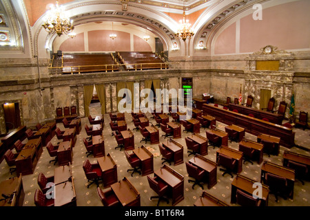 Membro della Camera del Senato dello Stato di Washington s edificio legislativo nella città di Olympia completato nel 1928 Foto Stock