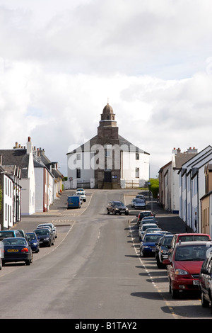 La chiesa rotonda. BOWMORE. ISLAY. Ebridi. La Scozia. Regno Unito Foto Stock