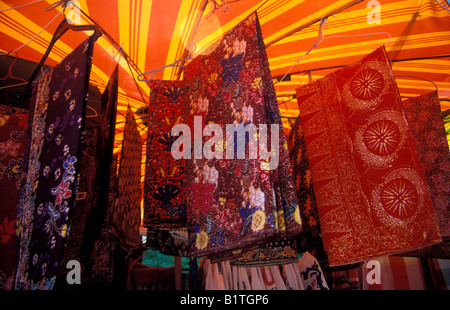 Tailandia Bangkok panno in stallo Wangwuian Yai station Foto Stock