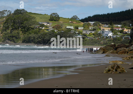 Spiaggia dell' acqua calda Coramandel Nuova Zelanda Foto Stock