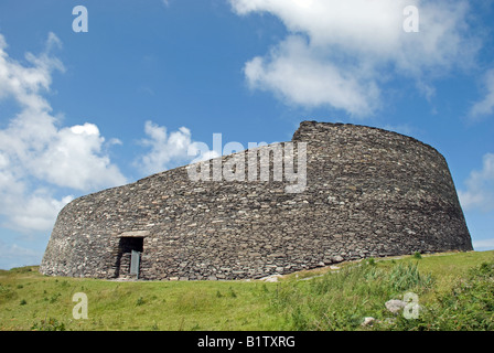 Pietra Cahergall Fort, Cahirciveen, Co. Kerry, Irlanda Foto Stock