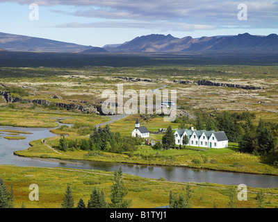 Thingvellir National Park, Islanda Foto Stock