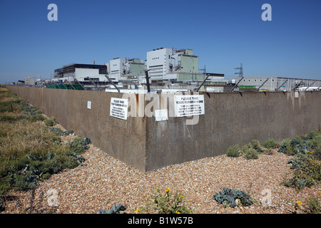 Dungeness, una centrale nucleare. Foto Stock