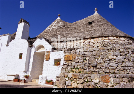 Trullo Siamese, Alberobello, provincia di bari, puglia, Italia Foto Stock