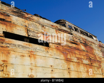 La barca abbandonati Buona Speranza a Skippool Creek Foto Stock