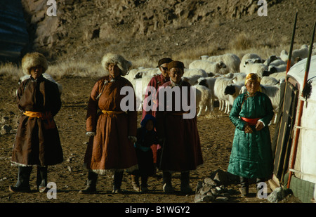 MONGOLIA deserto dei Gobi Biger Negdel Foto Stock